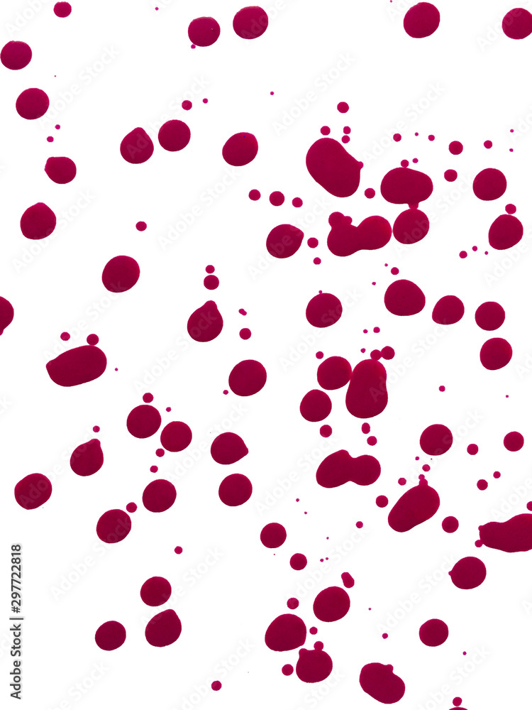 abstract background with drops of magenta pink paint on white background abstract background with drops of magenta pink paint on white background