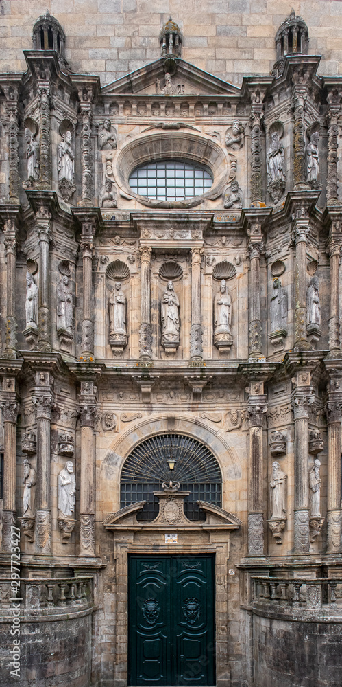 Church of San Martin Pinario, Santiago de Compostela, Galicia, Spain