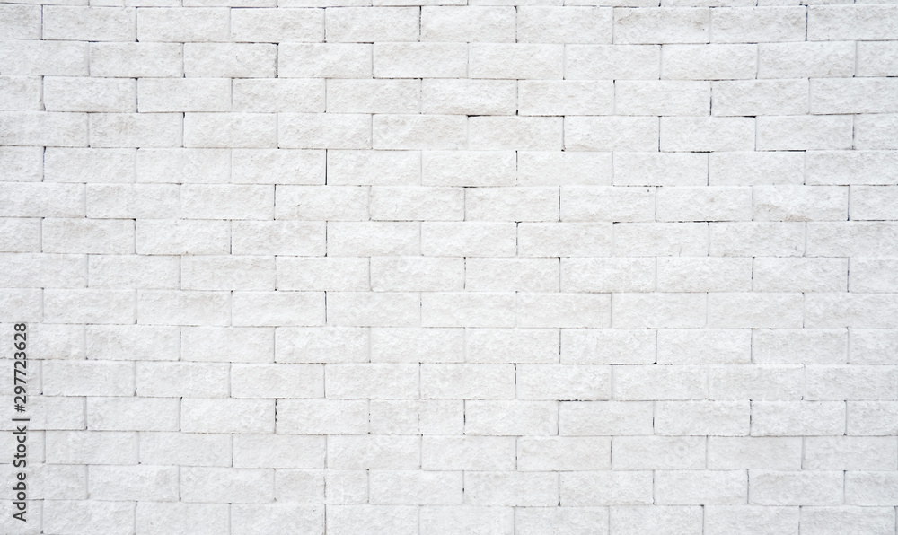 Pattern white brick wall as background or wallpaper, Abstract white brick wall background Pattern white brick wall as background or wallpaper, Abstract white brick wall background