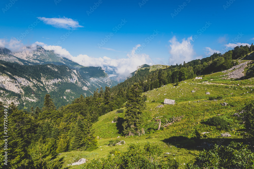 landscape in the mountains