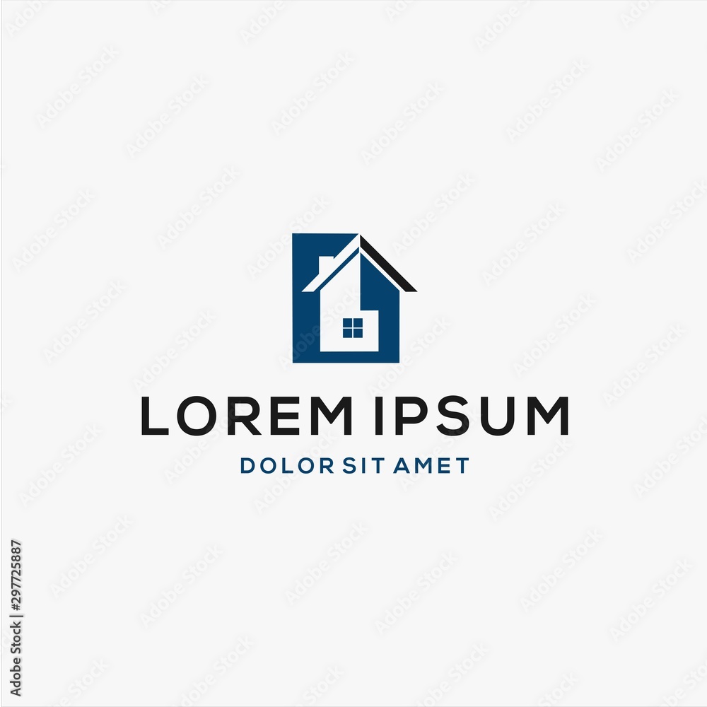 vector logo of house, building, construction, template design ready to use vector logo of house, building, construction, template design ready to use