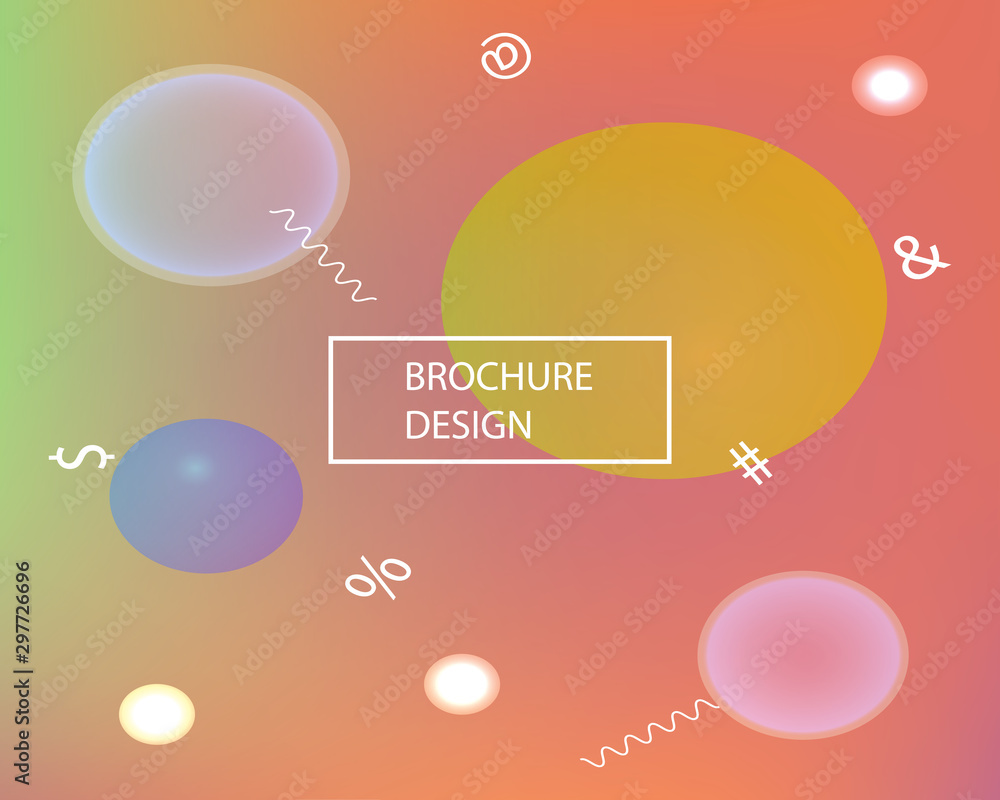 Smooth gradient mesh background.