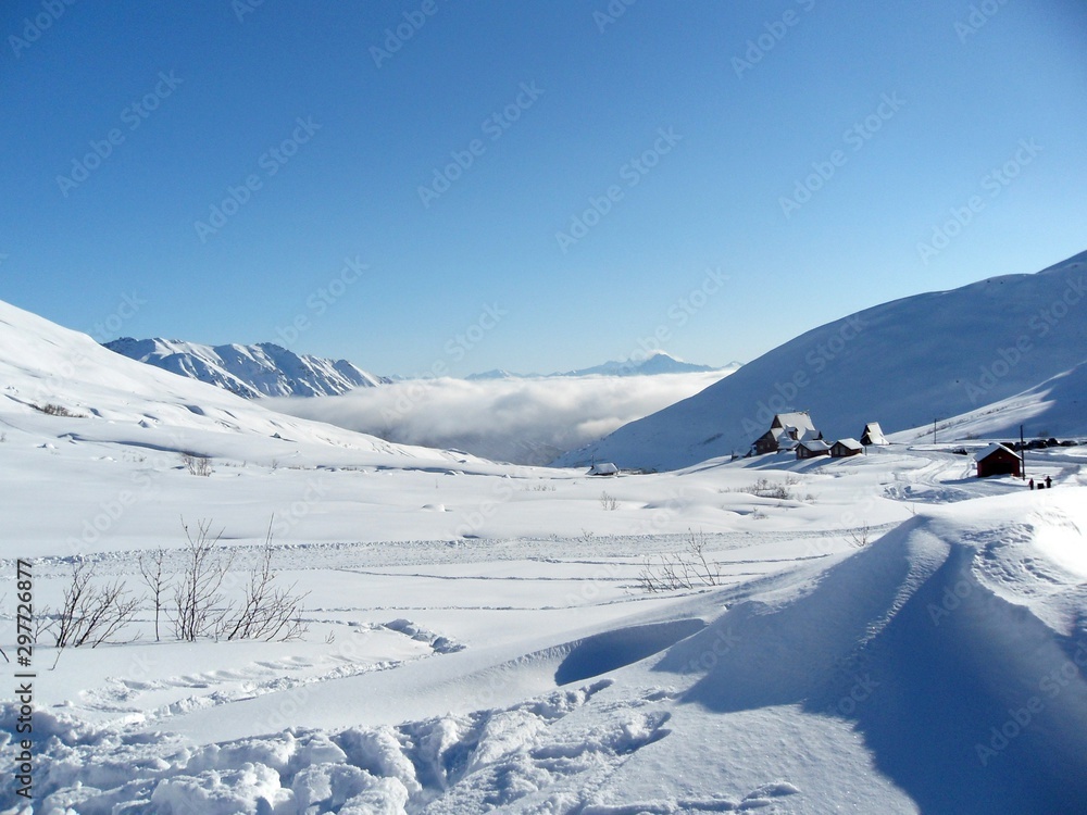Snowy Mountains Alaska Snowy Mountains Alaska