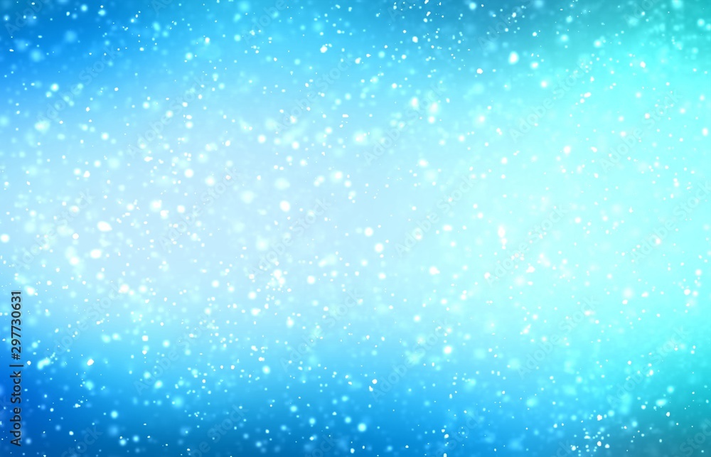 Snow blurry pattern on blue bright background. Plain winter illustration. Seasons template. Snow blurry pattern on blue bright background. Plain winter illustration. Seasons template.