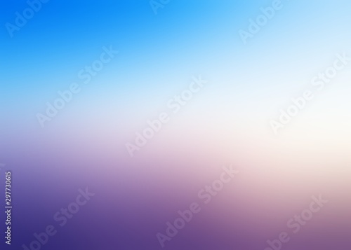 Lavender field and blue sky defocus abstract background. Simple blurred pattern. Outdoor fantasy illustration.