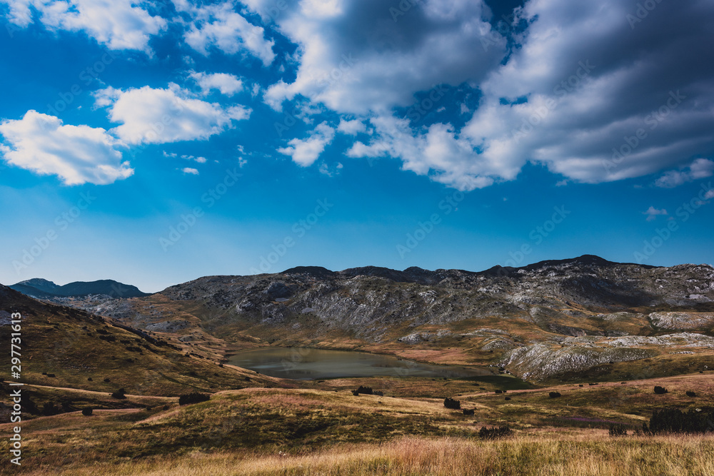 landscape with mountains and blue sky landscape with mountains and blue sky