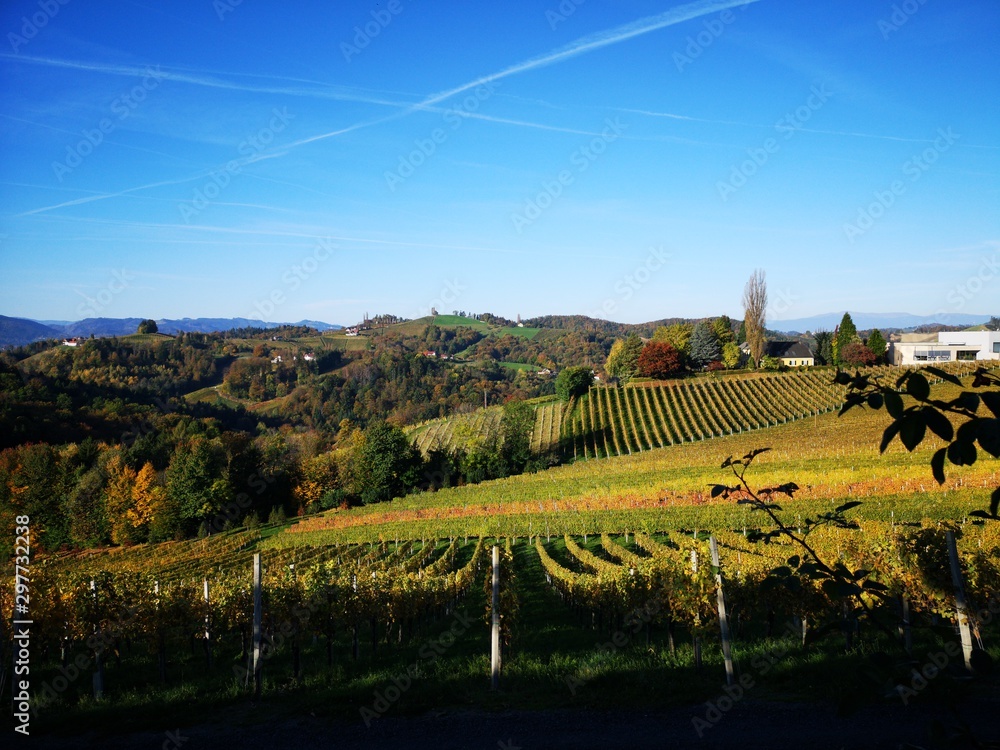 Südsteirische Weinstraße im Herbst Südsteirische Weinstraße im Herbst