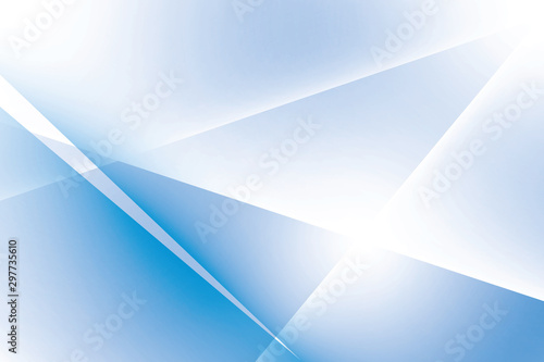 Abstract geometric blue and white color background. Vector, illustration.