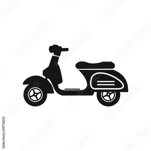 scooter icon vector symbol illustartion