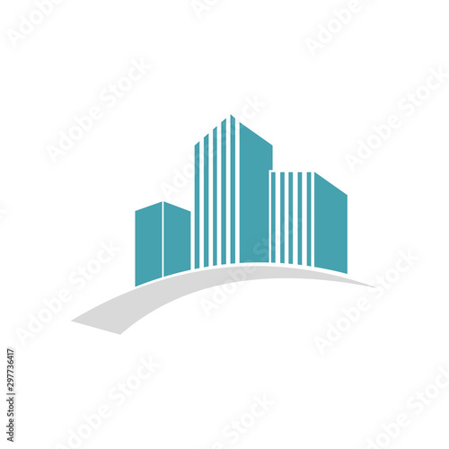 Real estate company logo concept