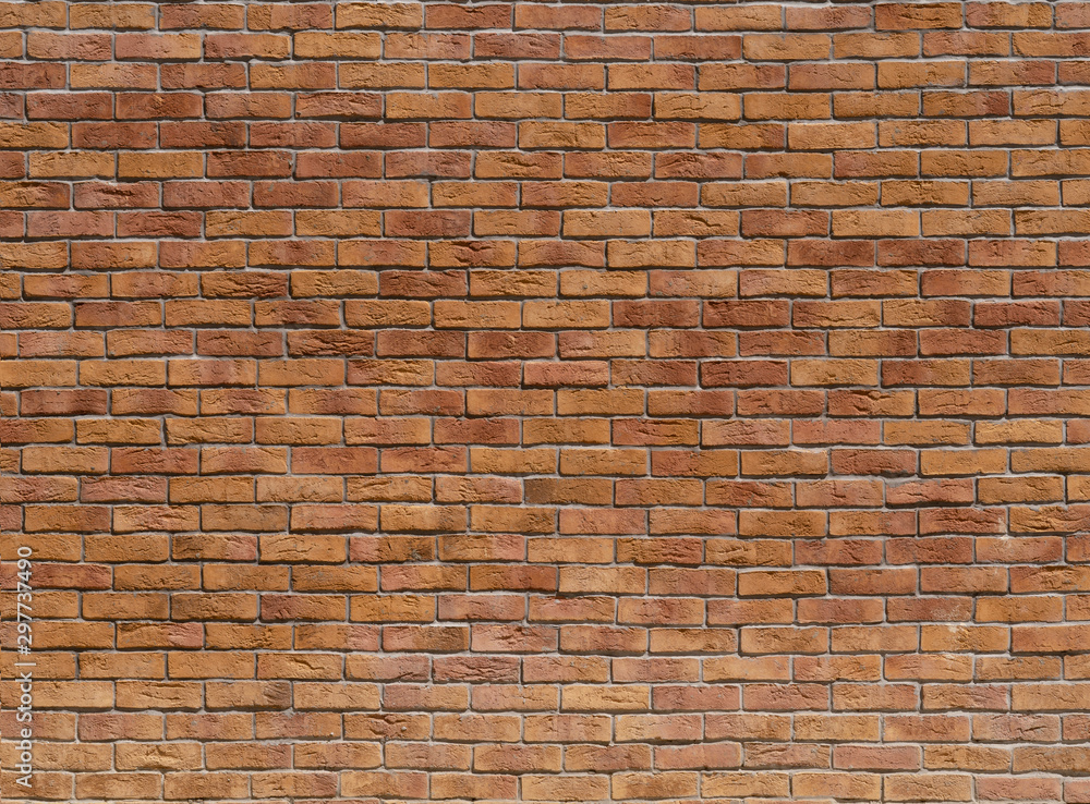 Obraz premium old red brick wall texture background
