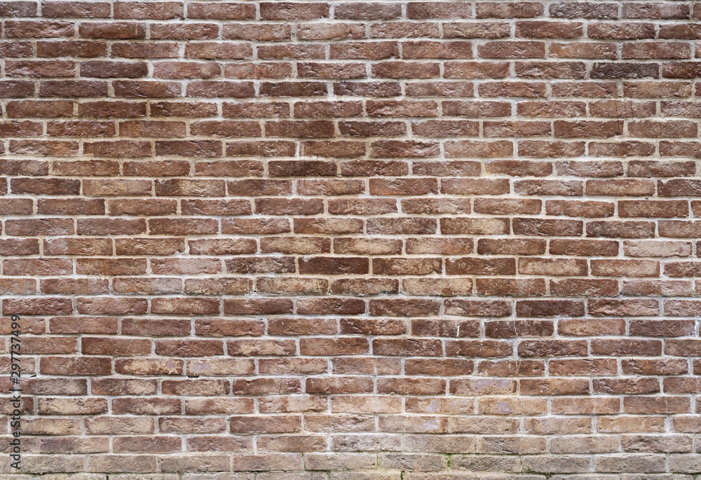 Obraz premium old red brick wall texture background