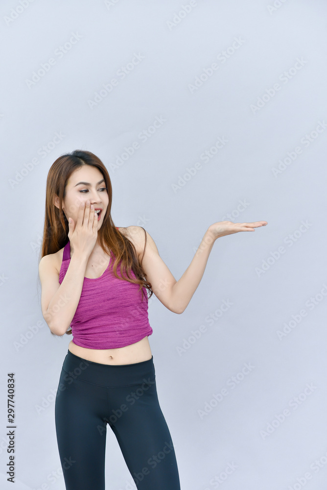 Portrait attractive pretty person promotion attention thoughtful thoughts dream option inspired positive cheerful satisfied content fashionable spring orange long outfit isolated teal background Portrait attractive pretty person promotion attention thoughtful thoughts dream option inspired positive cheerful satisfied content fashionable spring orange long outfit isolated teal background