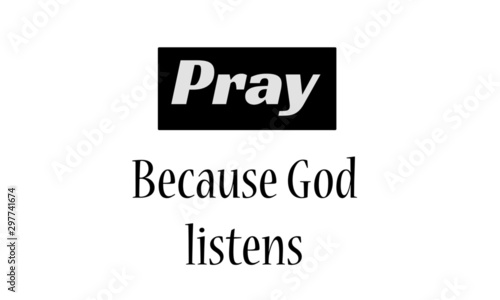 Christian faith, typography for print or use as poster, card, flyer or T shirt