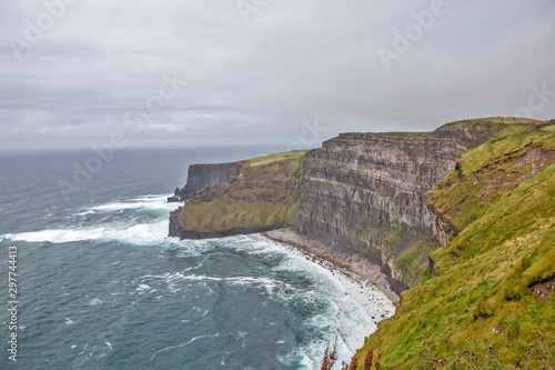 Cliffs of Moher in County Clare. Liscannor. Ireland