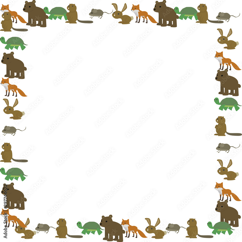 Colorful animal footprint ornament border isolated on white background.  Vector illustration for animal design. Random foot print horizontal frame.  Many bright trail. Cute paw trace. World wildlife day Stock Vector | Adobe