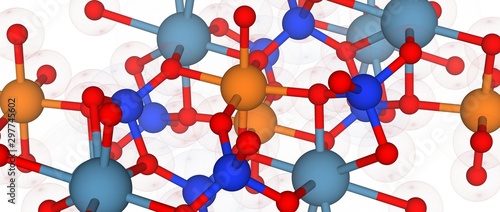 Models molecule white backg...
