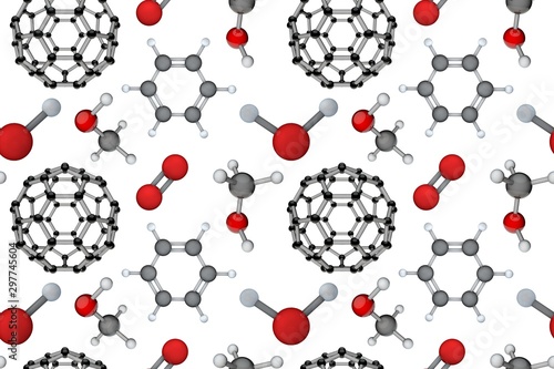 Models molecule background....