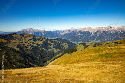 Mountain panorama from the Alps in East Tyrol