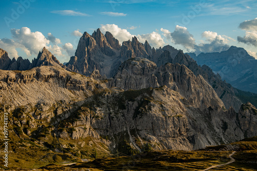 Dolomites mountain range of the Alps