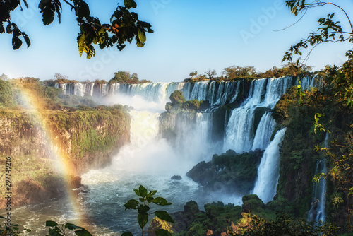Photography Beautiful View of Iguazu Falls