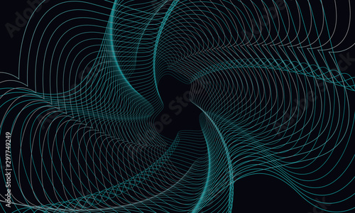 Beautiful geometric shaped pattern