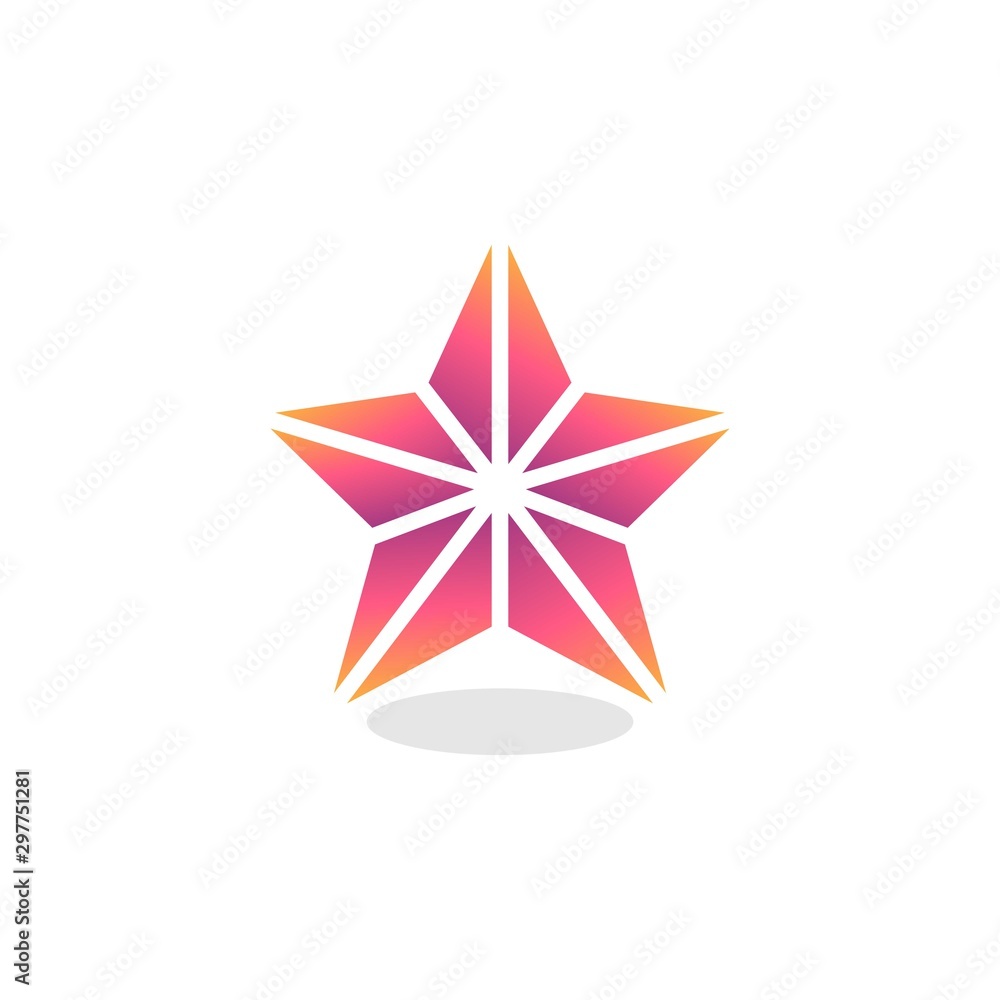 Red star flat icon, vector sign, Star Shape colorful pictogram isolated on white. Symbol, logo illustration. Flat style design Red star flat icon, vector sign, Star Shape colorful pictogram isolated on white. Symbol, logo illustration. Flat style design