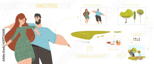 Family Picnic Creative Set for Mixing and Coloring