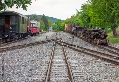 nostalgic railway scenery