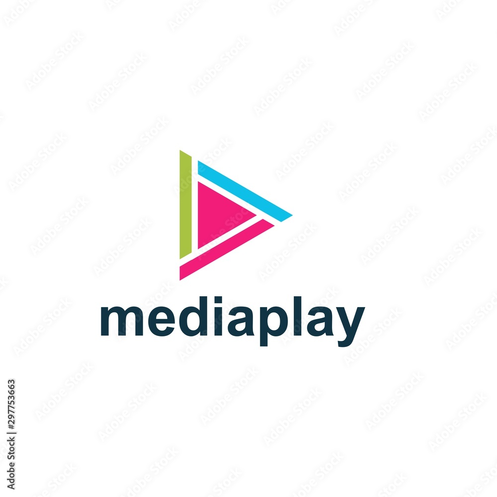 play logo template, design vector play logo template, design vector