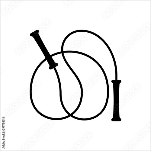 Jump Rope Icon, Jumping Sport Rope