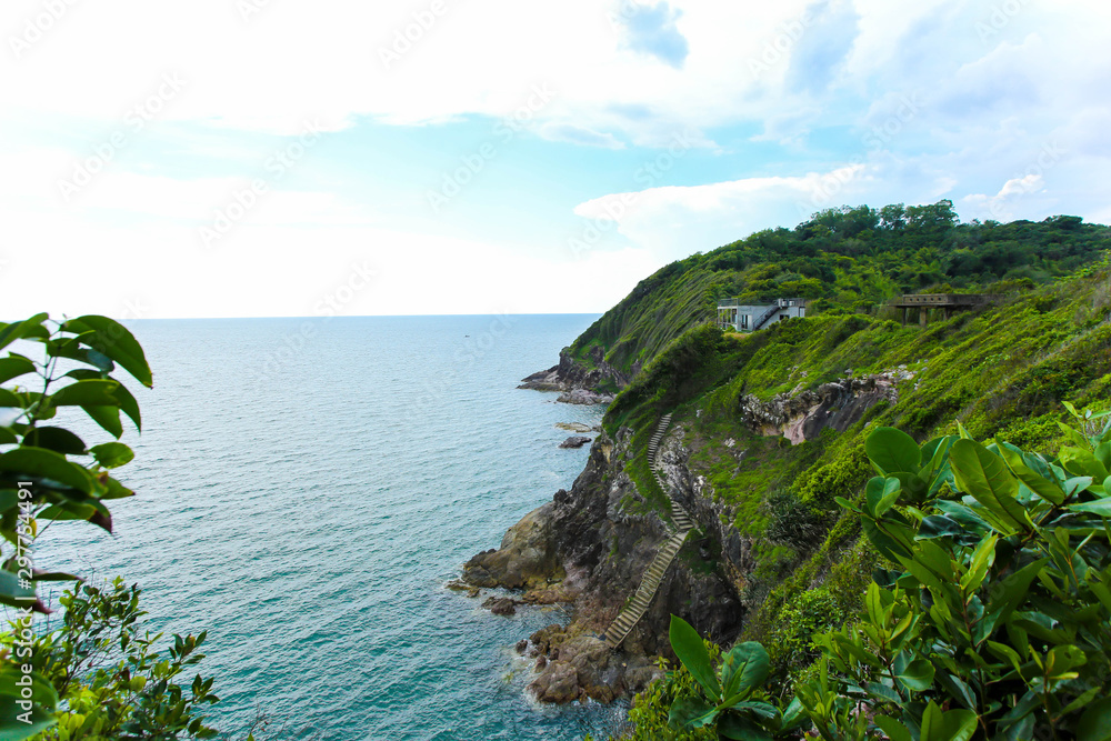 Sunshine Viewpoint at Koh Proet island, famous landmark in Chanthaburi Province,Thailand Sunshine Viewpoint at Koh Proet island, famous landmark in Chanthaburi Province,Thailand