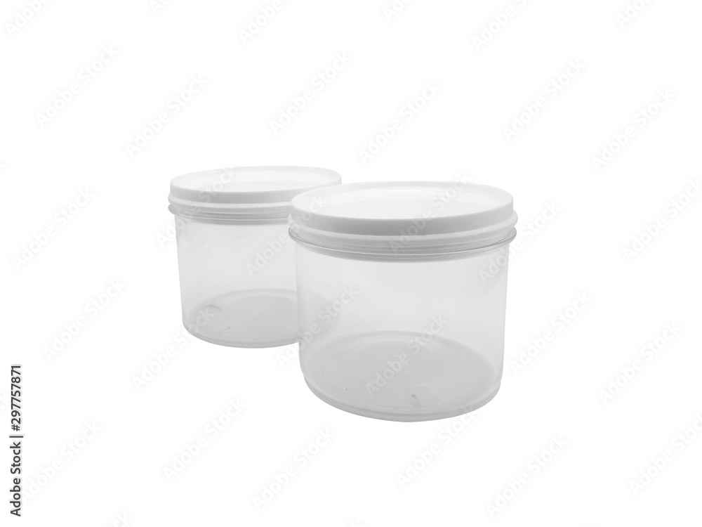 Plastic container isolated on white background. Clipping Path Plastic container isolated on white background. Clipping Path