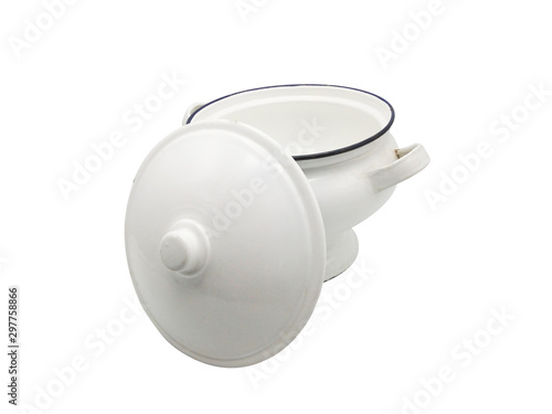 Wallpaper Mural Rice jar isolated on white background. Clipping Path Torontodigital.ca