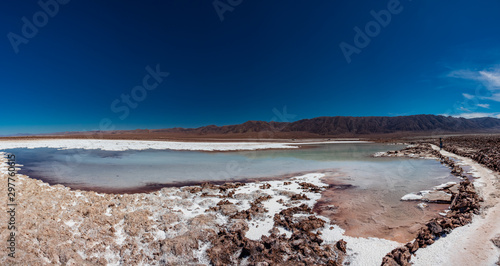 Baltinache Hidden lagoons salt lakes with tourists
