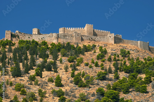 Die Burg Larissa  Argos  Peloponnes  Griechenland.