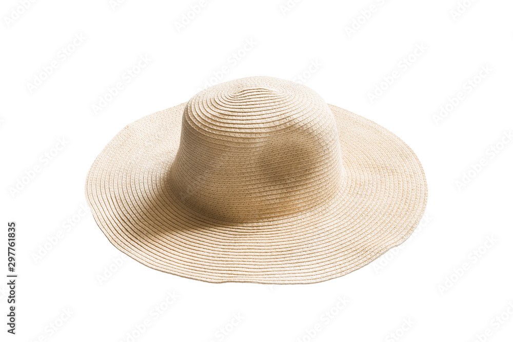 Straw hat isolated Straw hat isolated