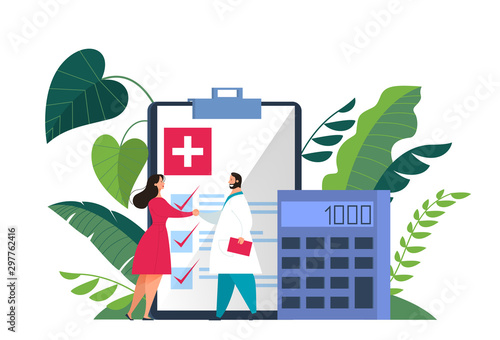 Healthcare concept. Web banner of med service.