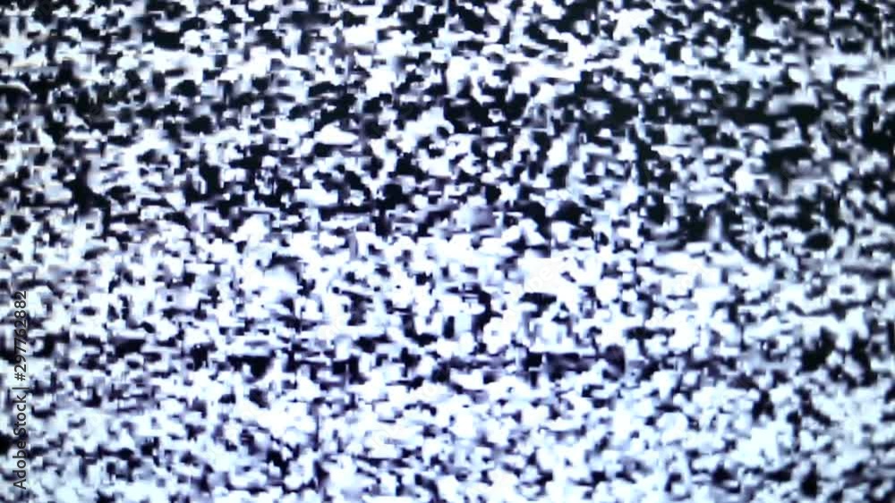 TV noise, no signal TV noise, no signal