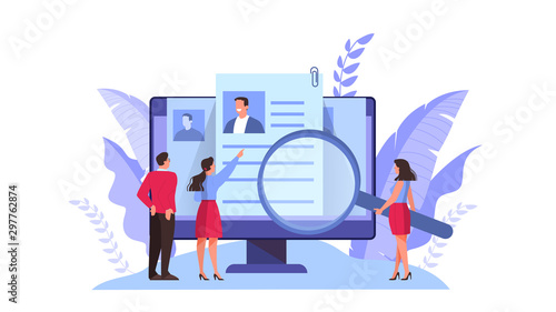 Job candidate concept. Idea of an employment.