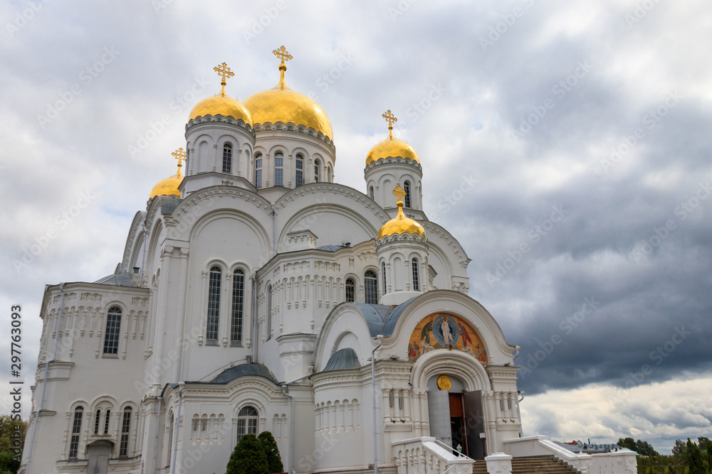 Transfiguration cathedral of Holy Trinity-Saint Seraphim-Diveyevo Monastery in Diveyevo, Russia