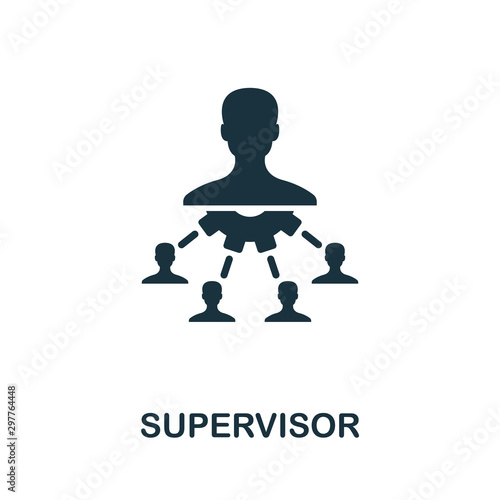 Fotografia Supervisor vector icon symbol
