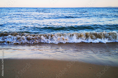 Bulgarian Black sea in Ravda village photo