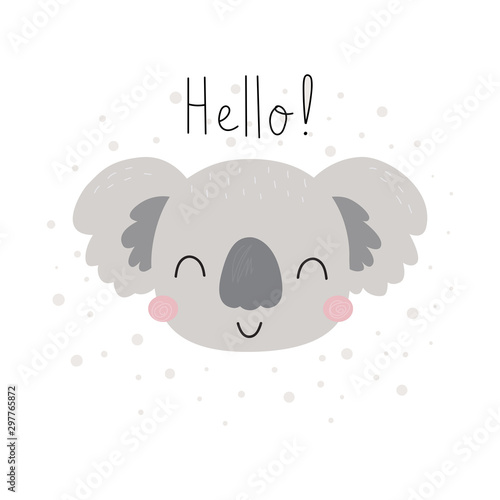 Photography Cute cartoon character koala