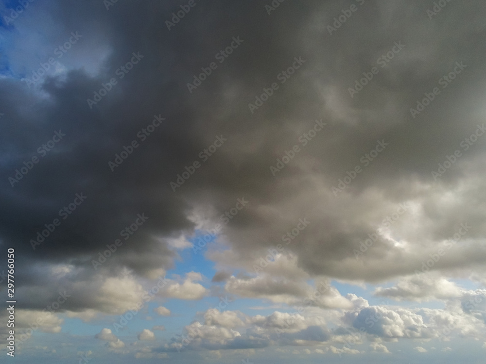 Obraz premium Dark dramatic sky background.