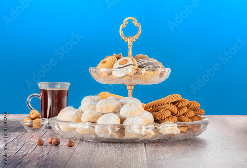 Egyptian Traditional Eid Al-Fitr Cookies and Biscuits photo