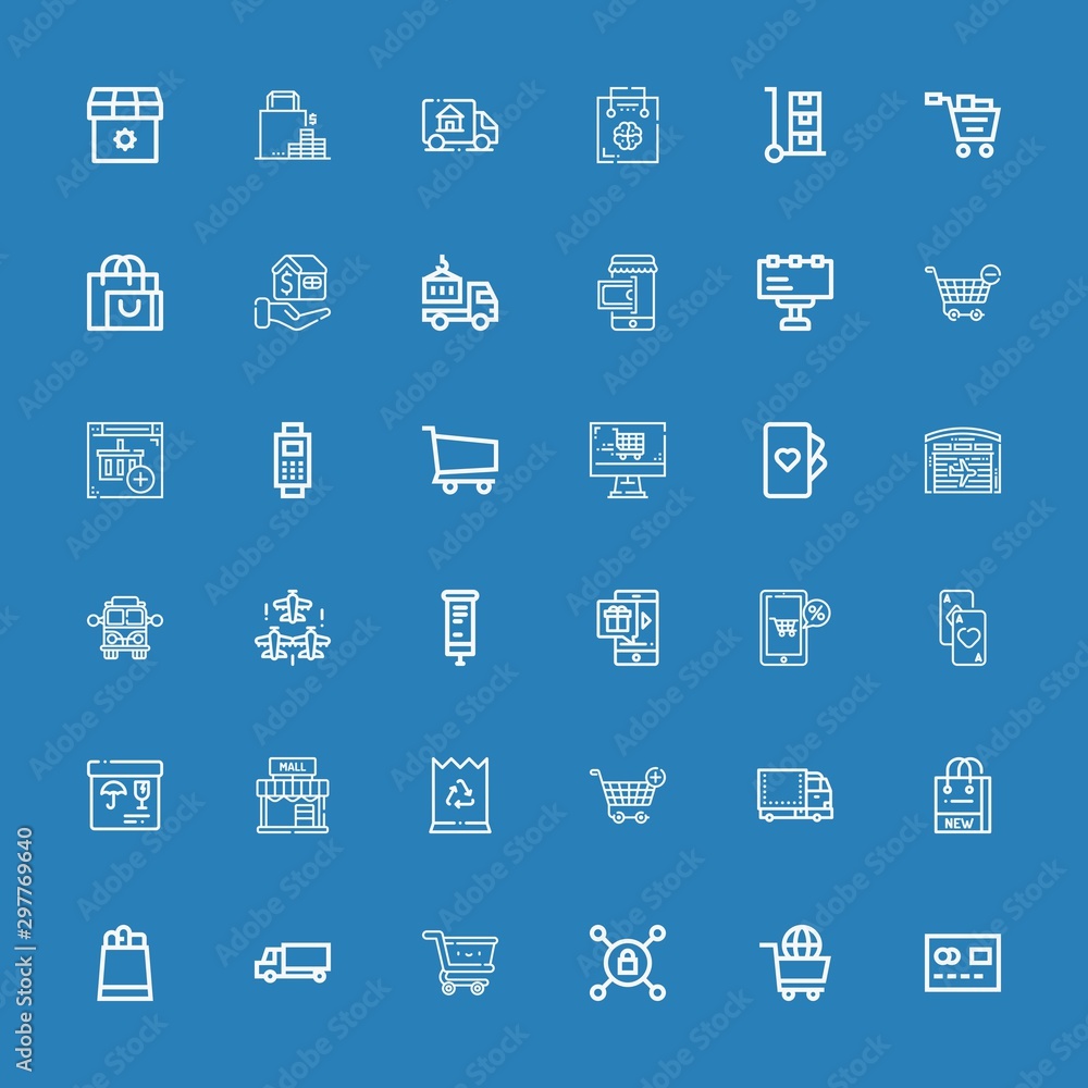 Editable 36 commercial icons for web and mobile Editable 36 commercial icons for web and mobile