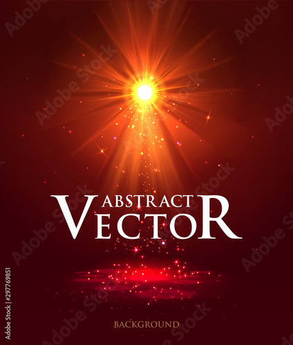 Abstract colorful magic light background