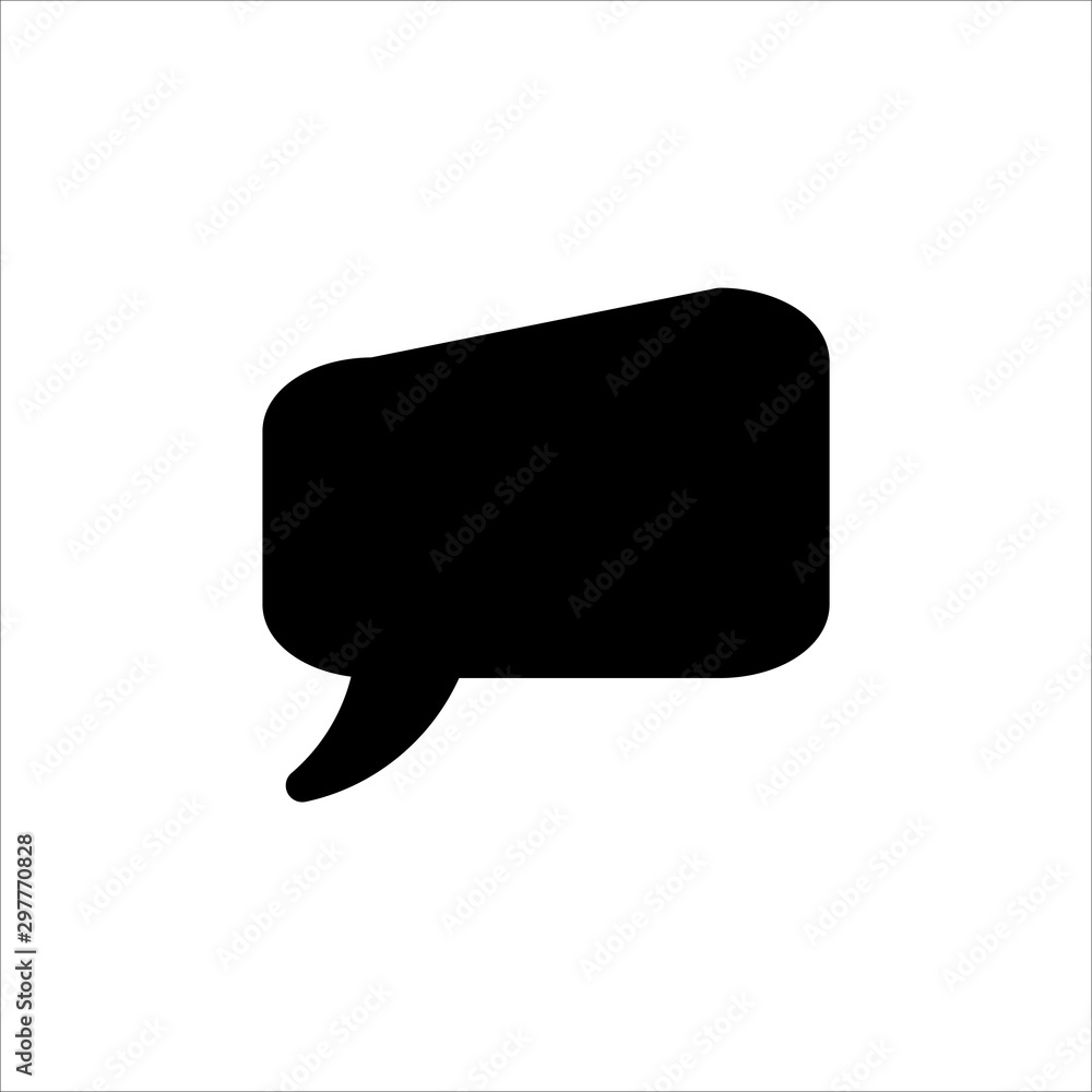 Speech Bubble icon. symbol of chatting, comment or message with trendy flat line style icon for web site design, logo, app, UI isolated on white background. vector illustration eps 10 Speech Bubble icon. symbol of chatting, comment or message with trendy flat line style icon for web site design, logo, app, UI isolated on white background. vector illustration eps 10
