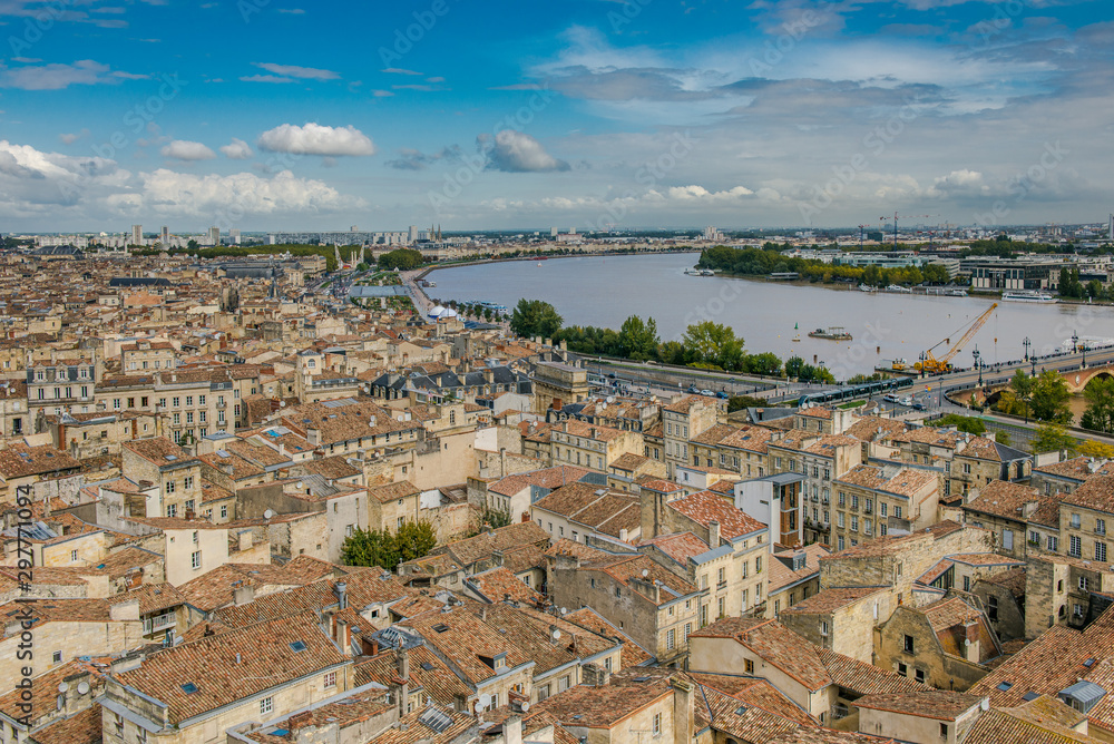Bordeaux, France, Europe. City top view